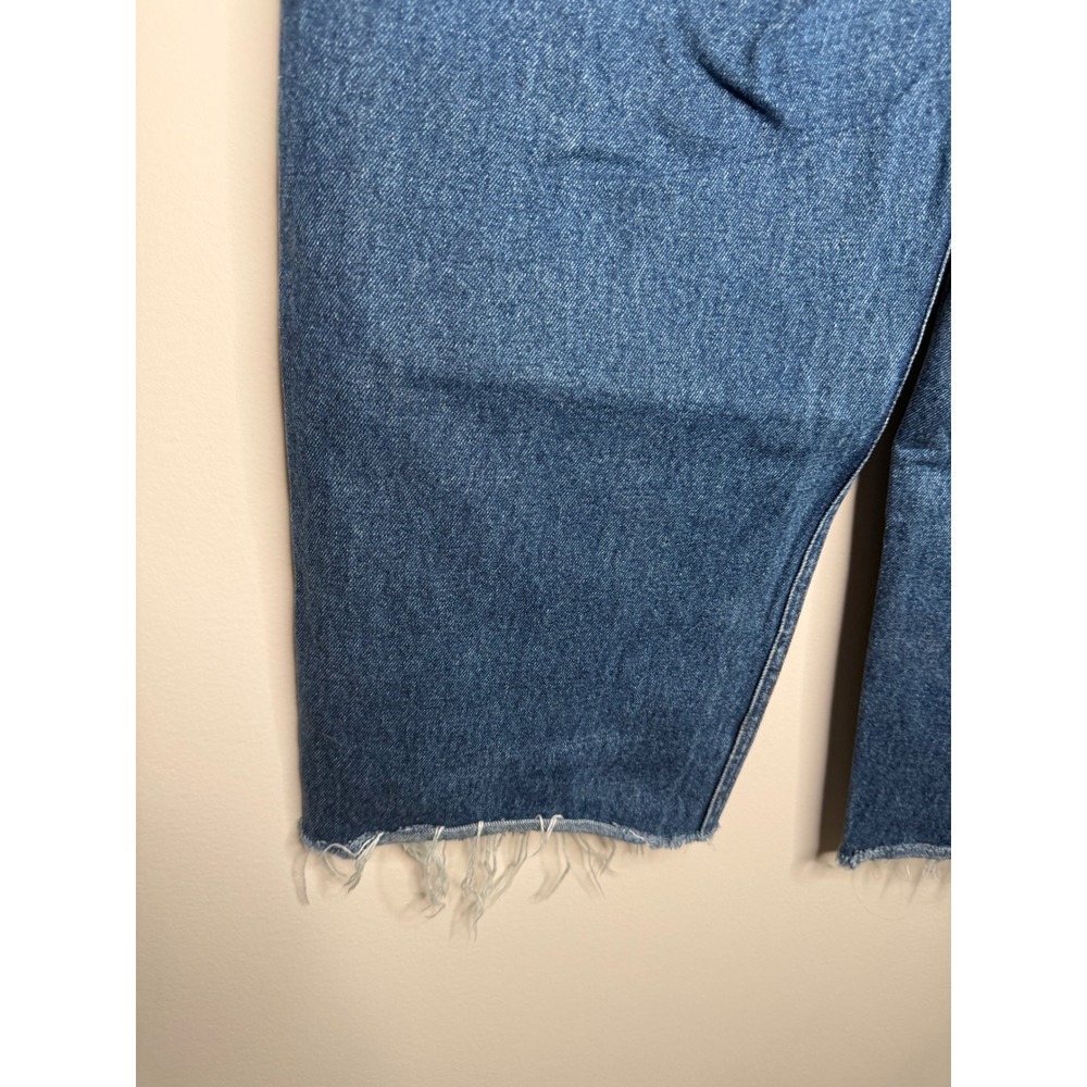 Vintage 90s Nike Air Embroidered Logo Carpenter Jeans Hip Hop 38 Denim Baggy - Picture 10 of 12